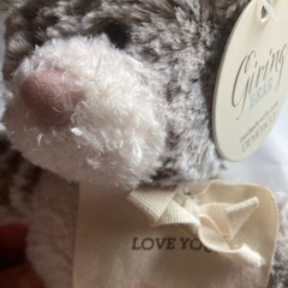 Handmade Plush Giving Mini Giving Bear by Demdaco, brand new, out of the box - Picture 4 of 7